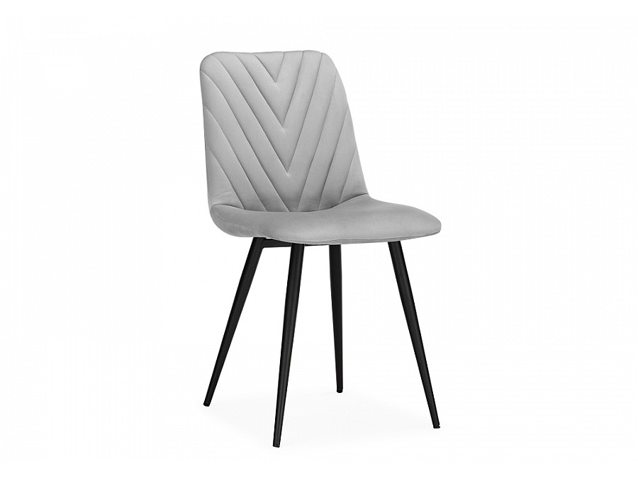 Стул на металлокаркасе Ральф светло-серый / черный