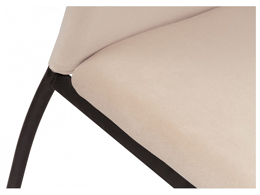 Стул на металлокаркасе Tod beige / black