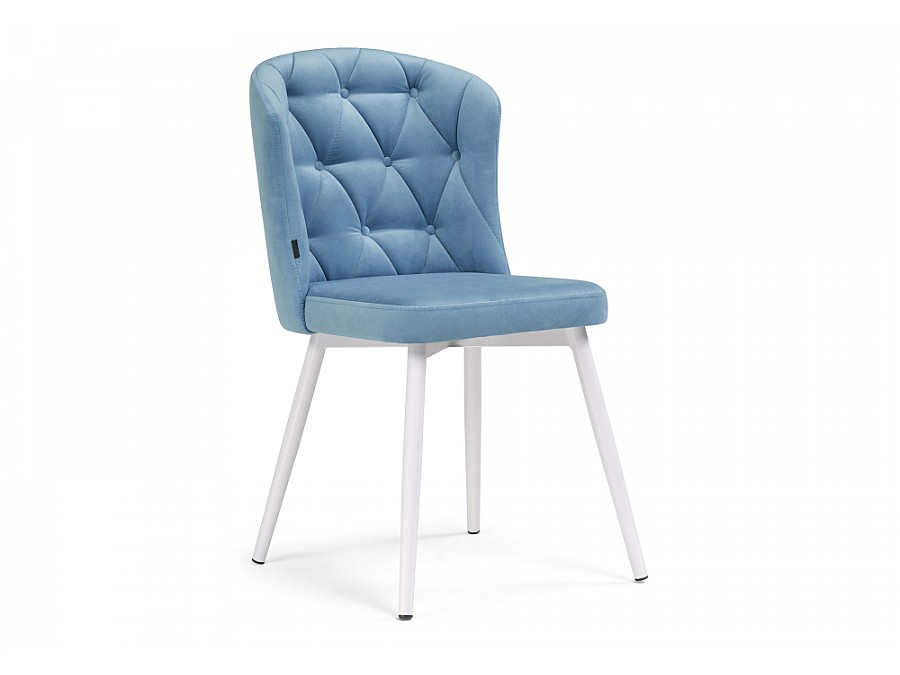 Стул на металлокаркасе Алиссум velutto 46 / белый