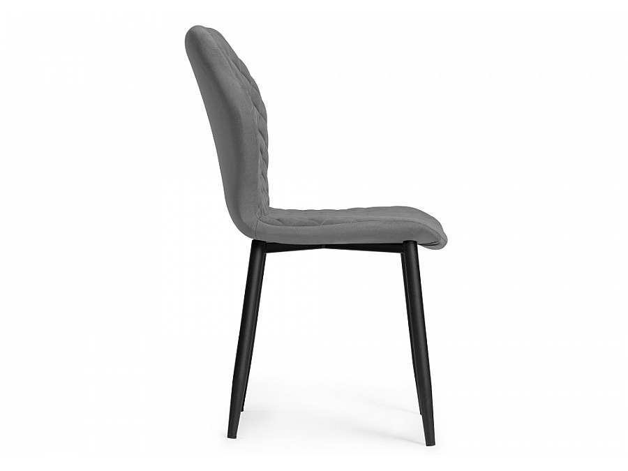 Стул на металлокаркасе Софи темно-серый / черный