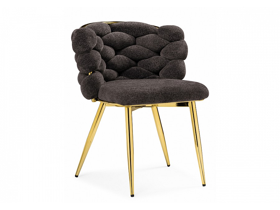 Стул на металлокаркасе Rendi gold / gray