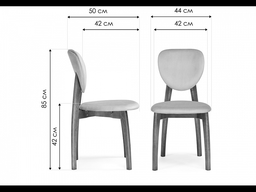 Стул деревянный Вакимо tenerife silver / белый