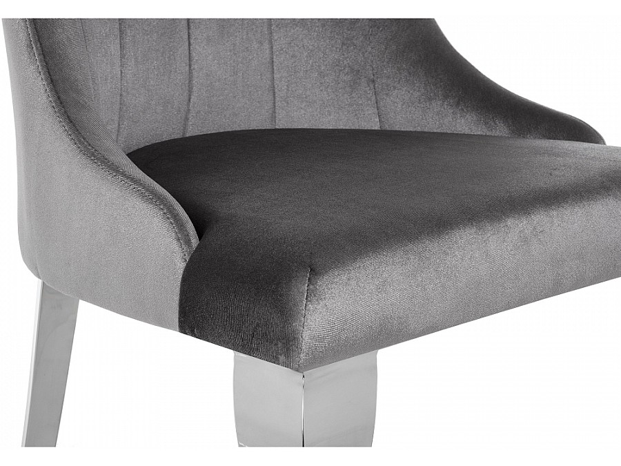 Стул на металлокаркасе Gustav серый