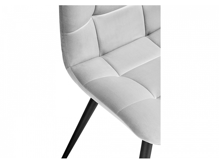 Стул на металлокаркасе Чилли К светло-серый / черный