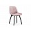 Стул на металлокаркасе Седа розовый / черный