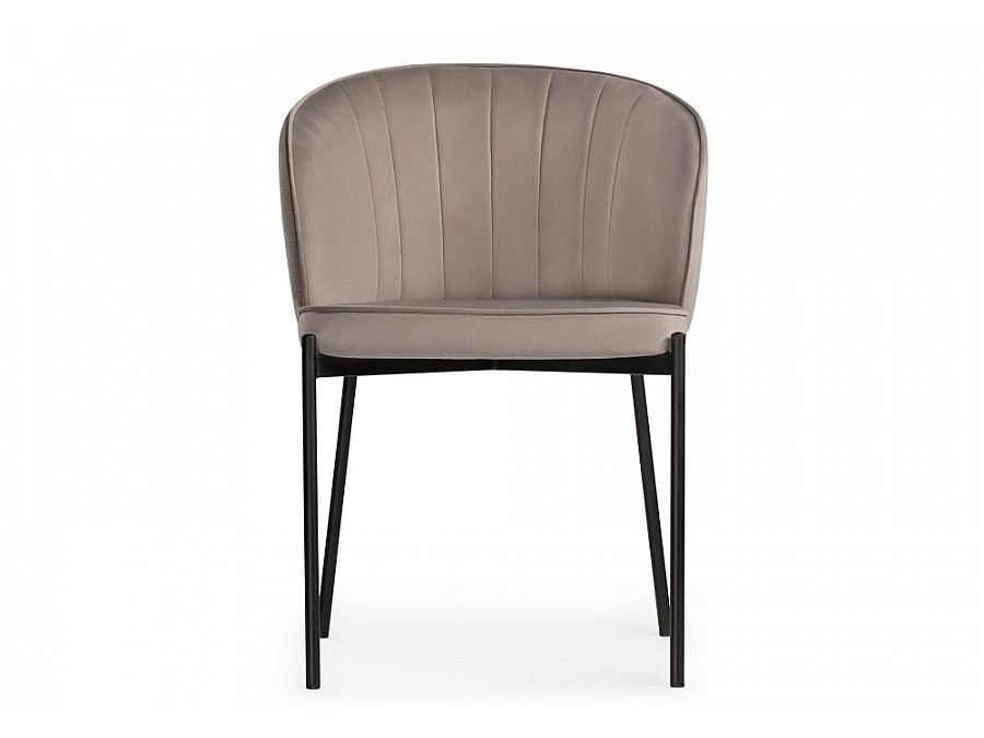 Стул на металлокаркасе Нейл дымчатый / черный