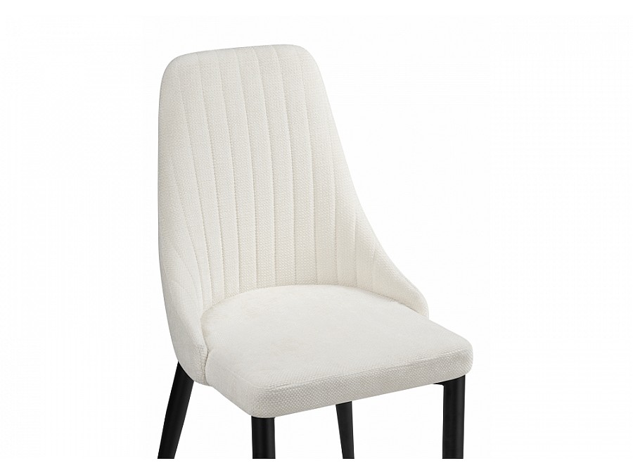 Стул на металлокаркасе Kora white / black