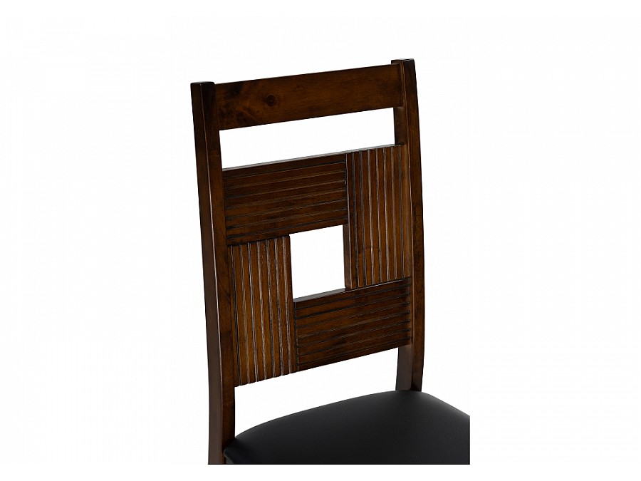 Стул деревянный Kubik dirty oak / black