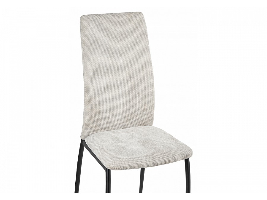 Стул на металлокаркасе Tod latte / black
