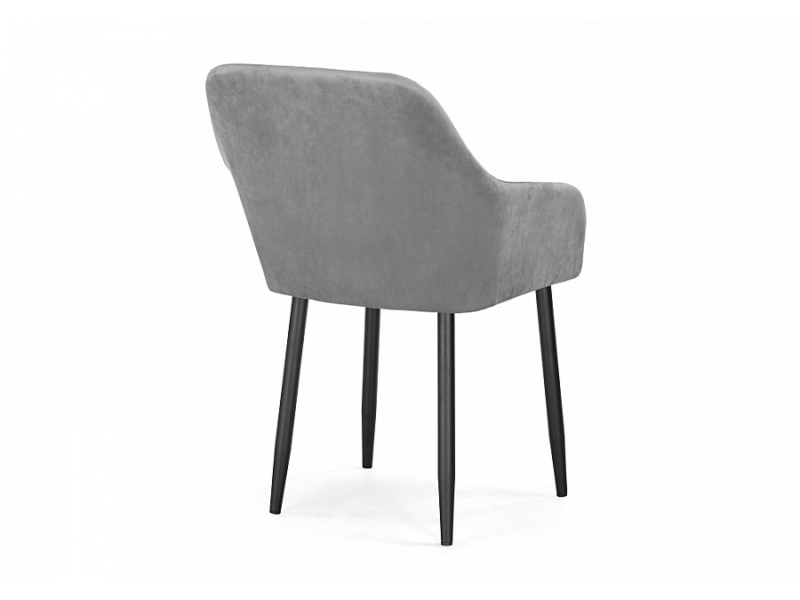 Стул на металлокаркасе Слэм темно-серое / черное