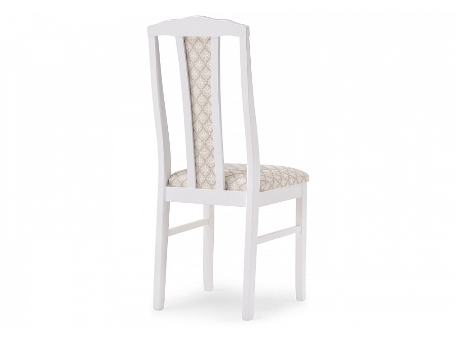 Стул деревянный Гроджин белый / бежевый