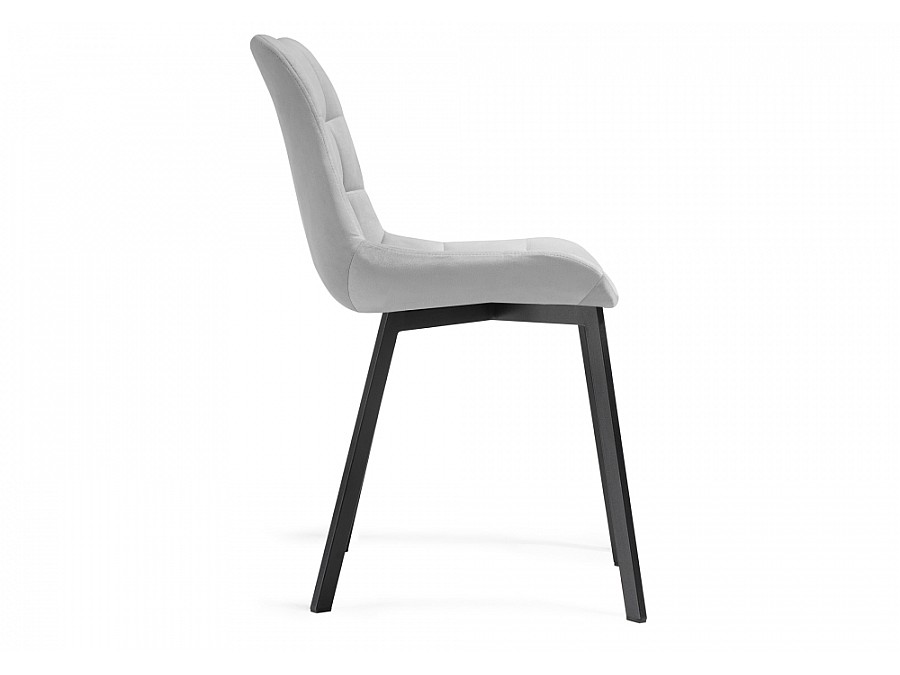 Стул на металлокаркасе Челси черный / светло-серый