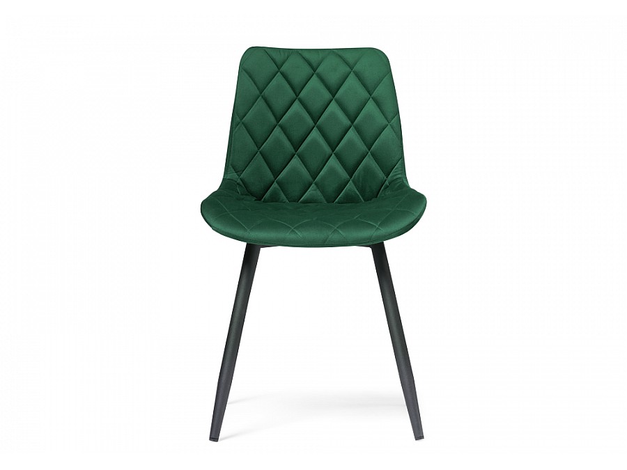 Стул на металлокаркасе Баодин Б/К зеленый / черный