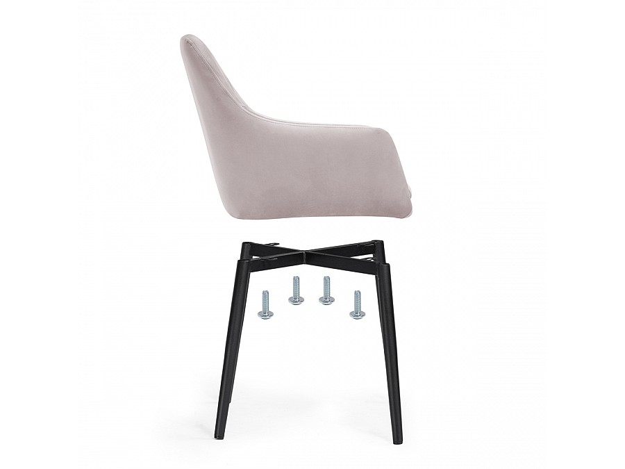 Стул на металлокаркасе Райнер MR -28 / черный