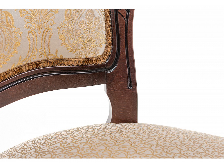 Стул деревянный Bronte вишня патина