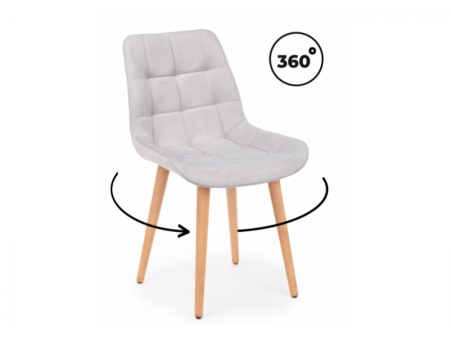 Челси 360 светло-серый (zd 960) / светлое дерево np