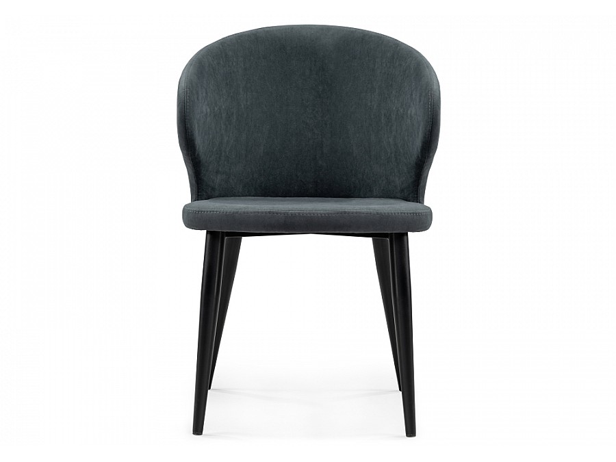 Стул на металлокаркасе Алсисар катания графит / черный