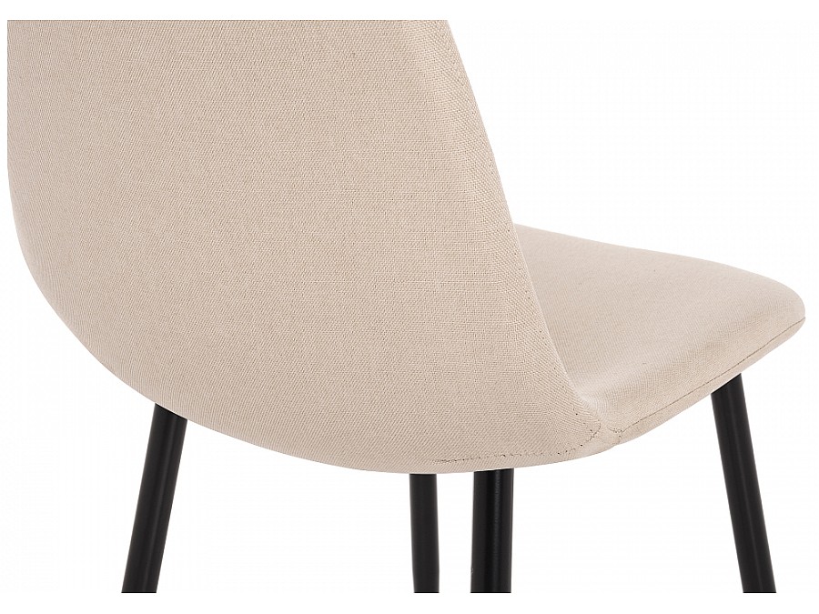 Стул на металлокаркасе Lilu светло-бежевый