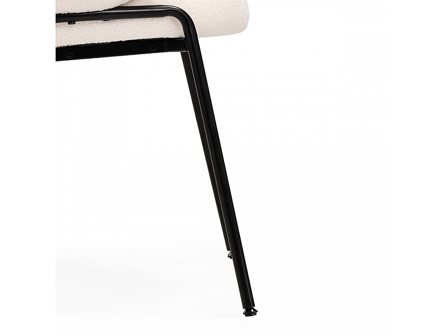 Стул на металлокаркасе Kalipso white / black
