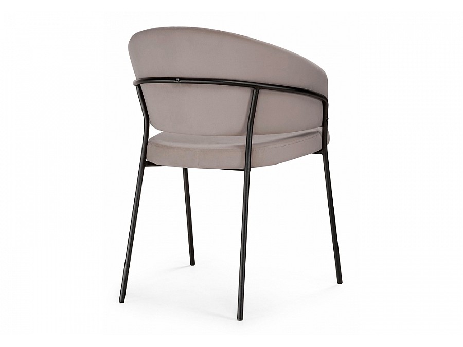 Стул на металлокаркасе Лео латте brandy light 4 / черный