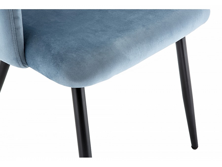 Стул на металлокаркасе Konor синий