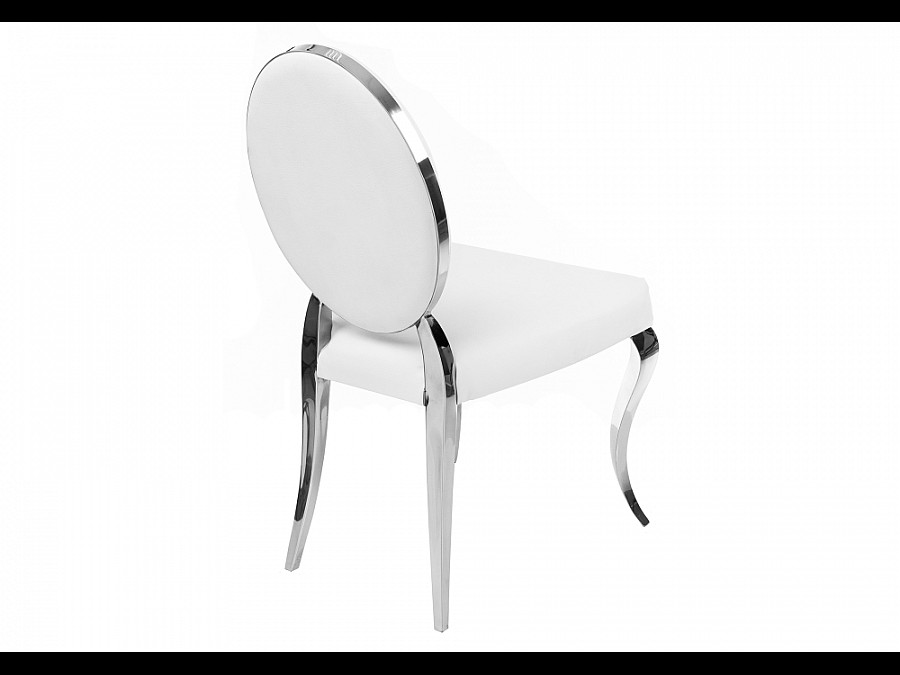 Стул на металлокаркасе Odda белый