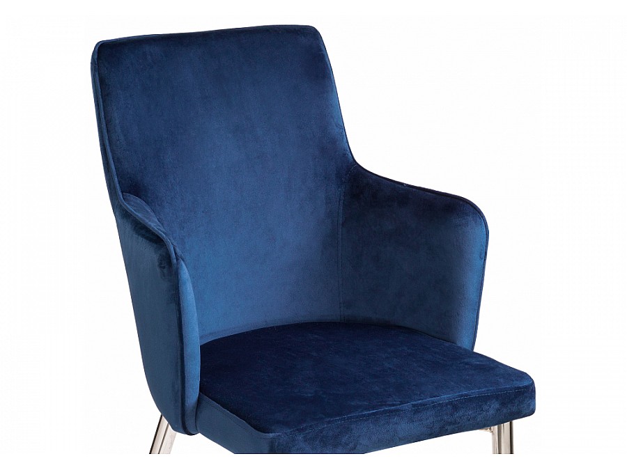 Стул на металлокаркасе Benza dark blue