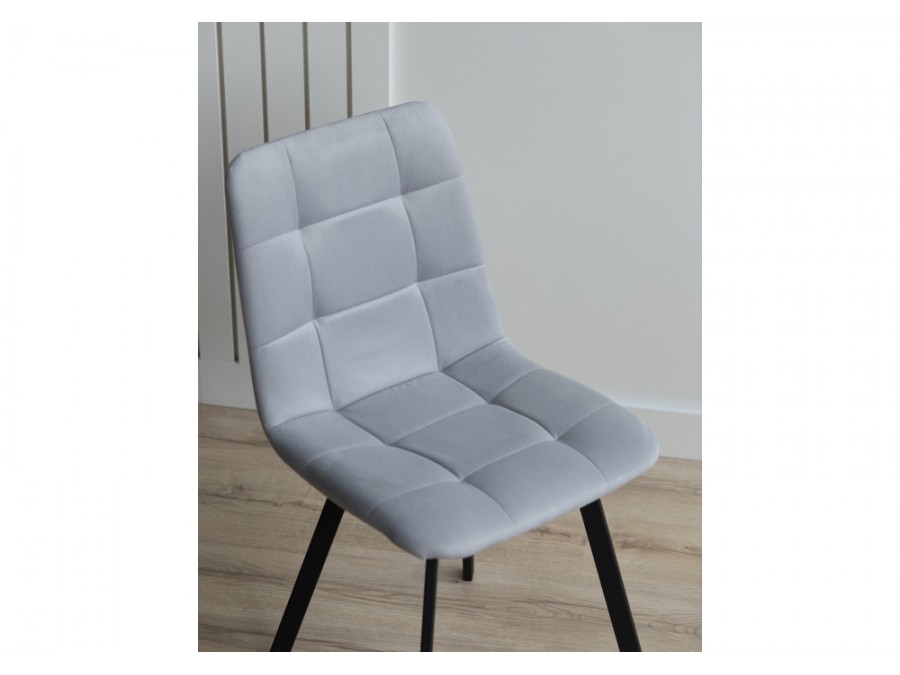 Чилли светло-серый / черный