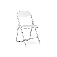 Стул на металлокаркасе Fold 1 складной white / chrome