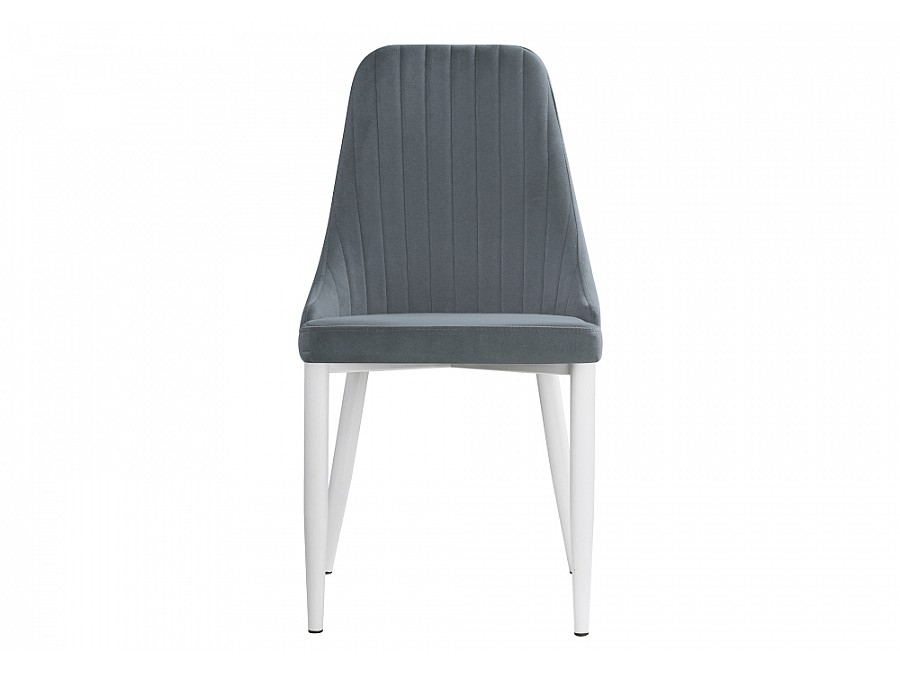 Стул на металлокаркасе Kora white / gray