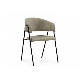 Стул на металлокаркасе Криспиан бежевый / черный