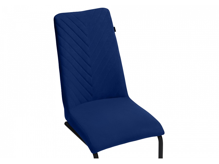 Стул на металлокаркасе Лулла темно-синий / черный