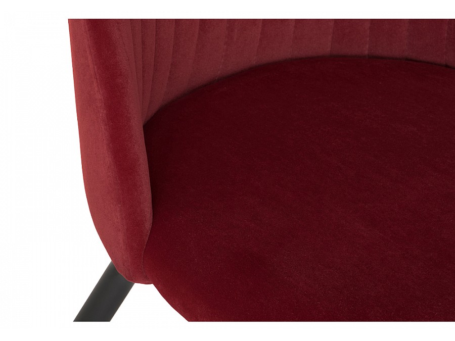 Стул на металлокаркасе Gabi бордовый