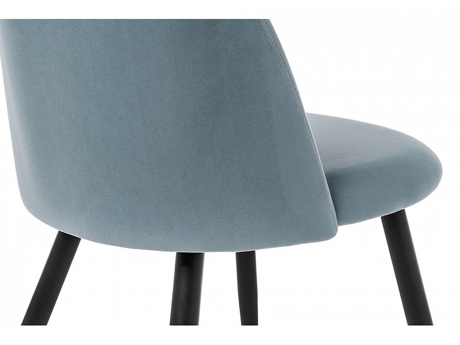 Стул на металлокаркасе Gabi 1 light blue / black
