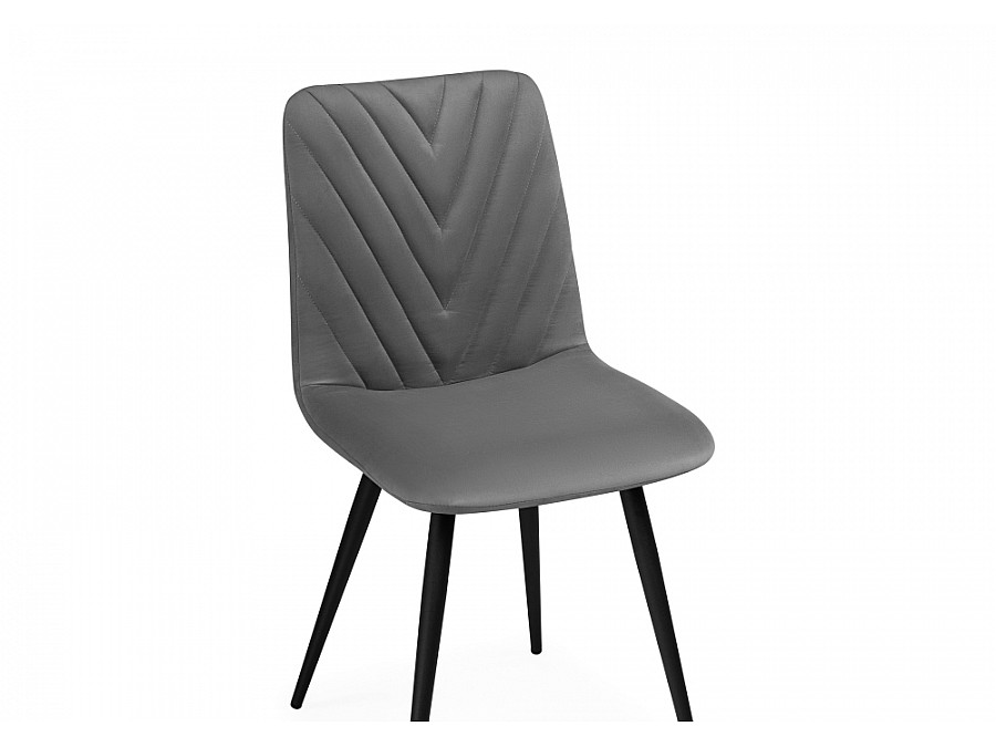 Стул на металлокаркасе Ральф темно-серый / черный