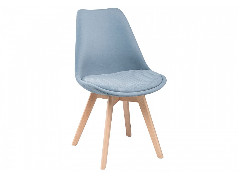Стул деревянный Bonuss light blue / wood