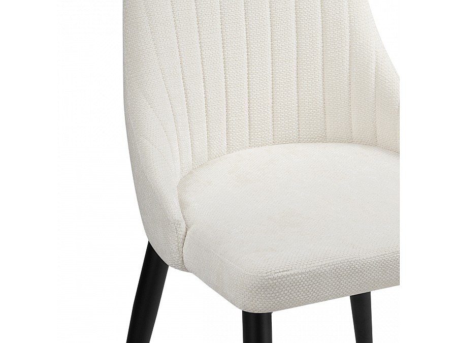 Стул на металлокаркасе Kora white / black