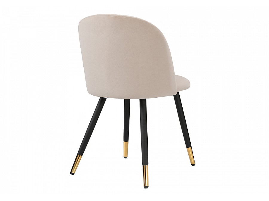 Стул на металлокаркасе Gabi beige / black / gold