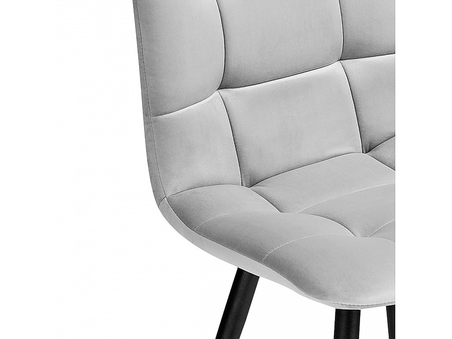 Стул на металлокаркасе Чилли К светло-серый / черный