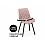 Стул на металлокаркасе Баодин К крутящийся розовый / черный