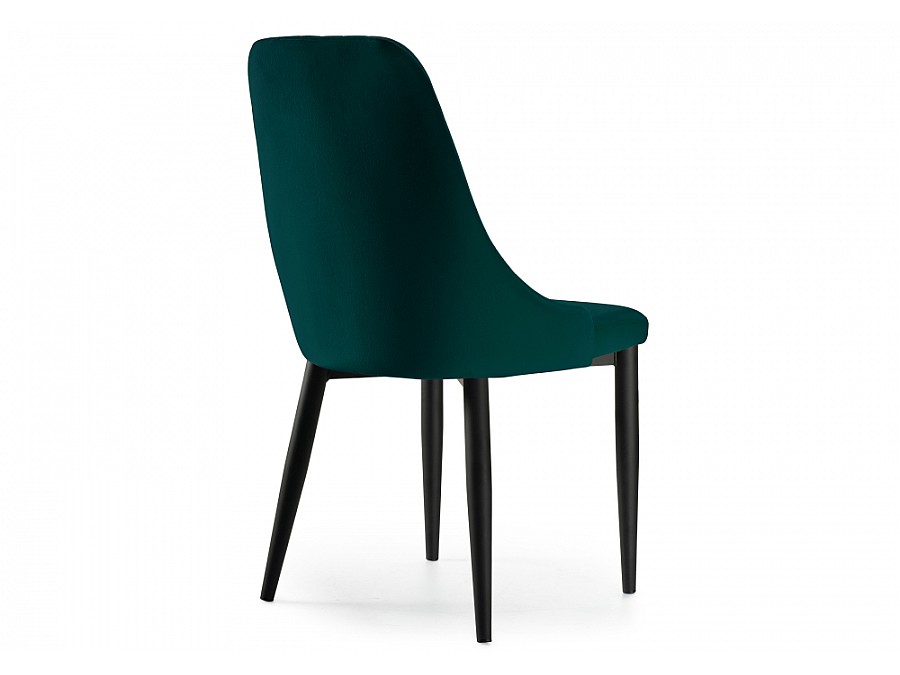Стул на металлокаркасе Kora green / black