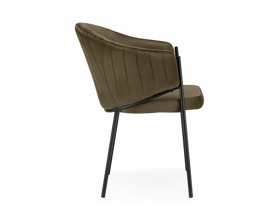 Стул на металлокаркасе Kortni сappuccino / black