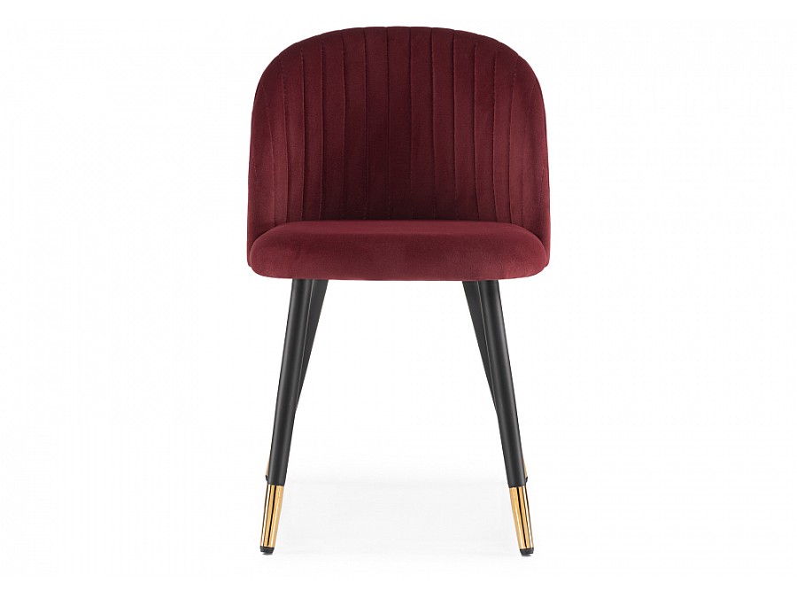 Стул на металлокаркасе Gabi wine red / black
