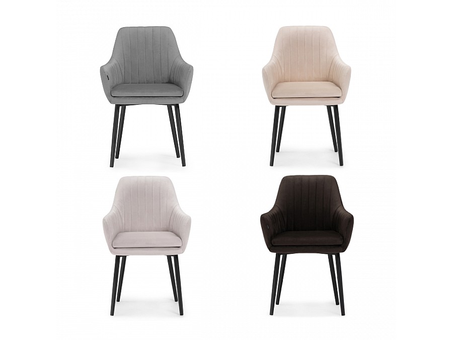 Стул на металлокаркасе Райнер MR -11 / черный