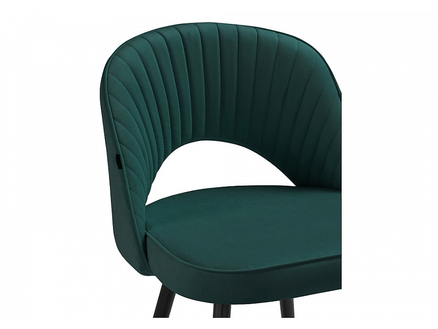 Стул на металлокаркасе Сандвикен черный / velutto 20