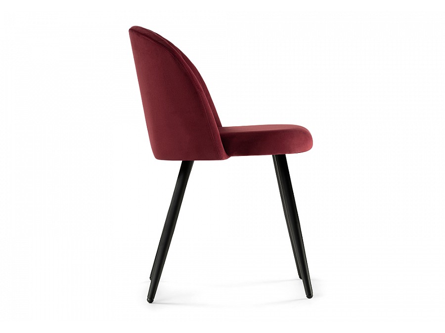 Стул на металлокаркасе Gabi 1 wine red / black