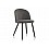 Стул на металлокаркасе Gabi 1 dark gray / black