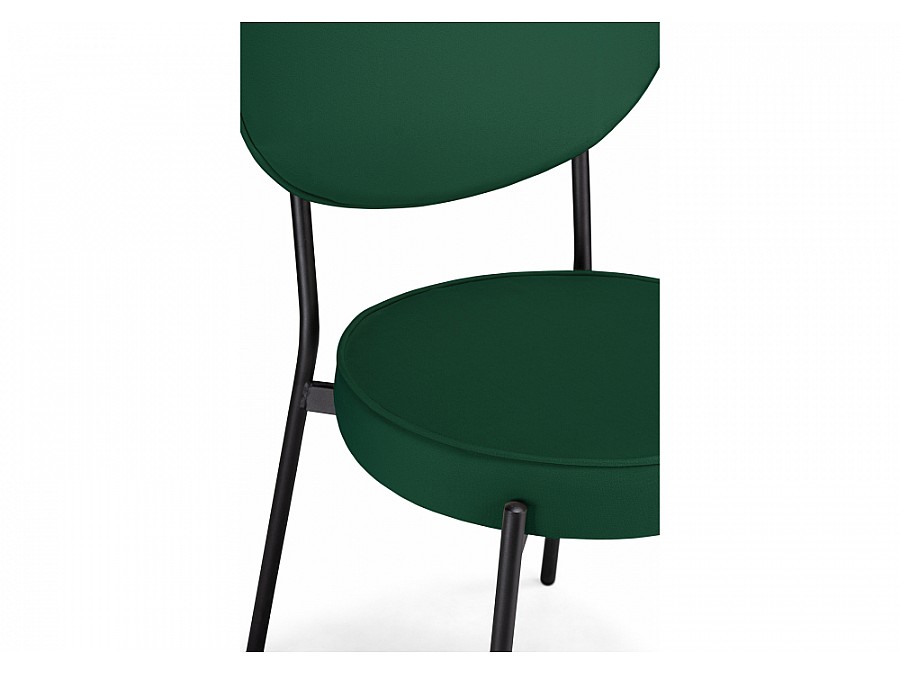 Стул на металлокаркасе Ройс зеленый / черный