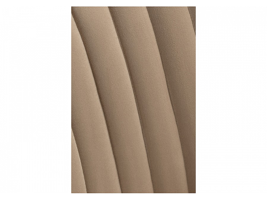 Стул на металлокаркасе Седа крутящийся велюр бежевый / черный