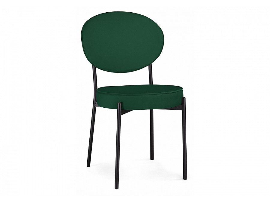 Стул на металлокаркасе Ройс зеленый / черный